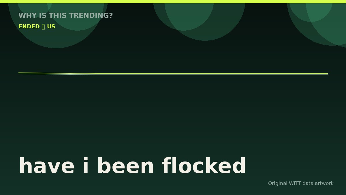 have i been flocked original attention timeline illustration