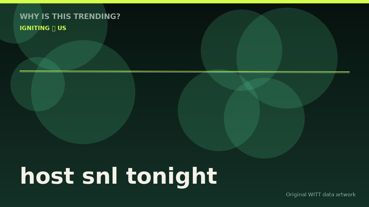 host snl tonight original attention timeline illustration