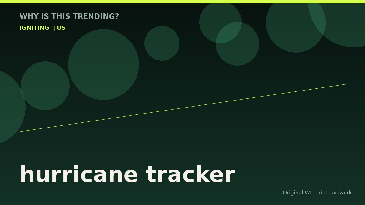 hurricane tracker original attention timeline illustration