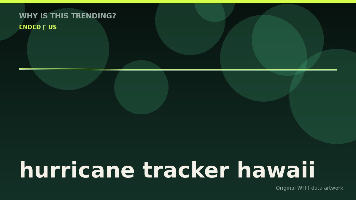 hurricane tracker hawaii original attention timeline illustration