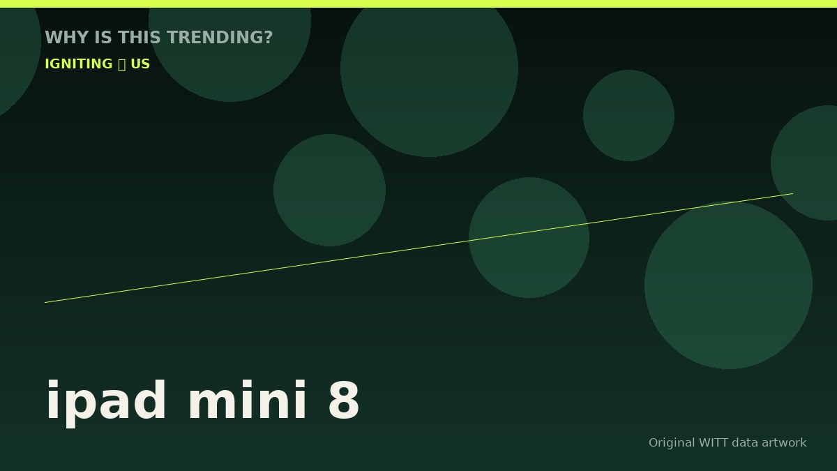 ipad mini 8 original attention timeline illustration
