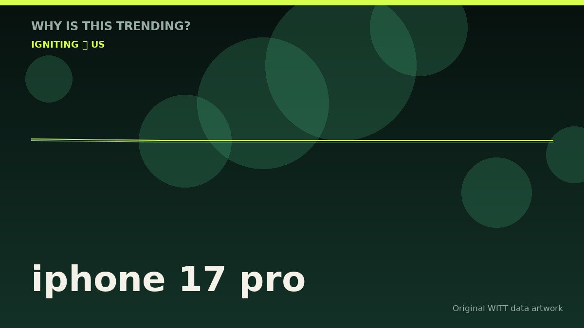 iphone 17 pro original attention timeline illustration