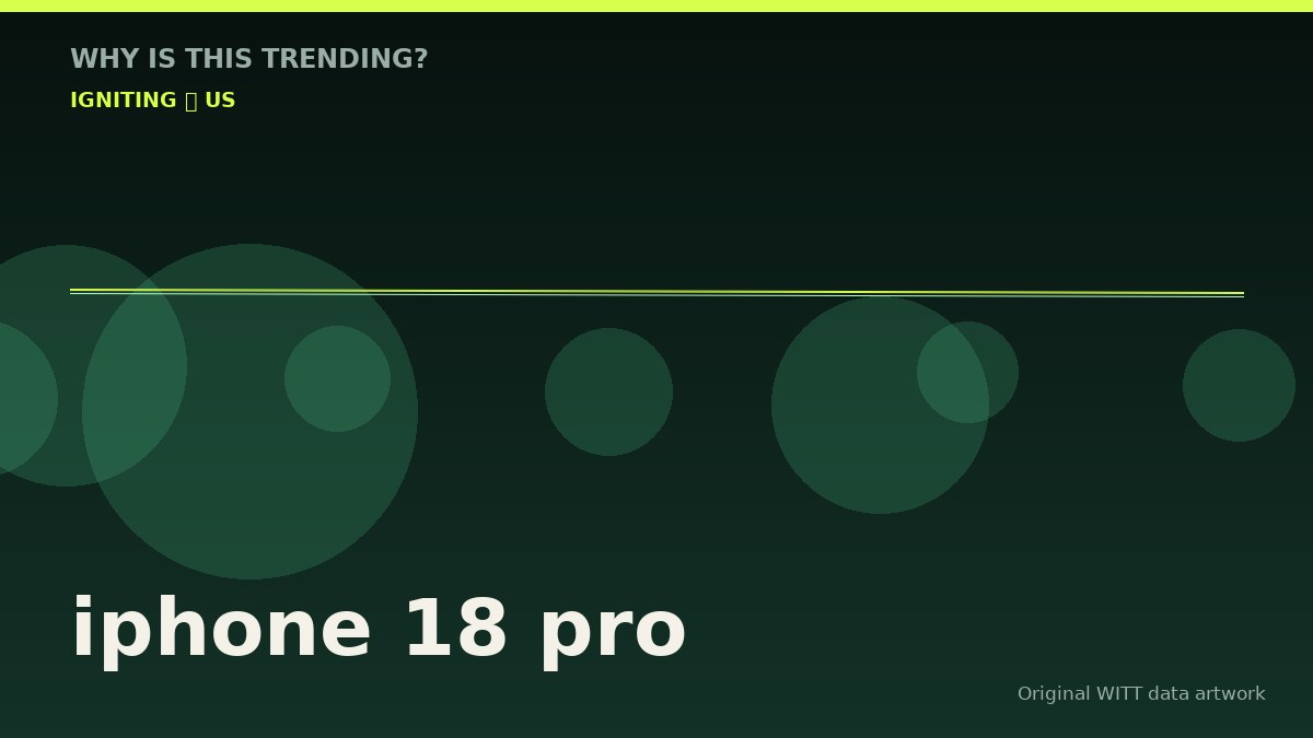 iphone 18 pro original attention timeline illustration