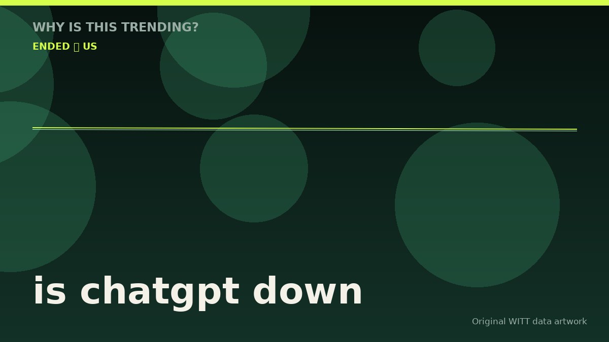 is chatgpt down original attention timeline illustration