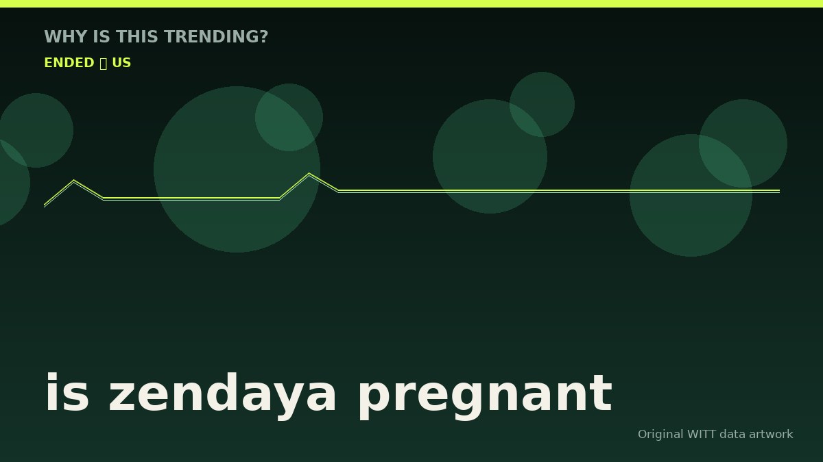 is zendaya pregnant original attention timeline illustration