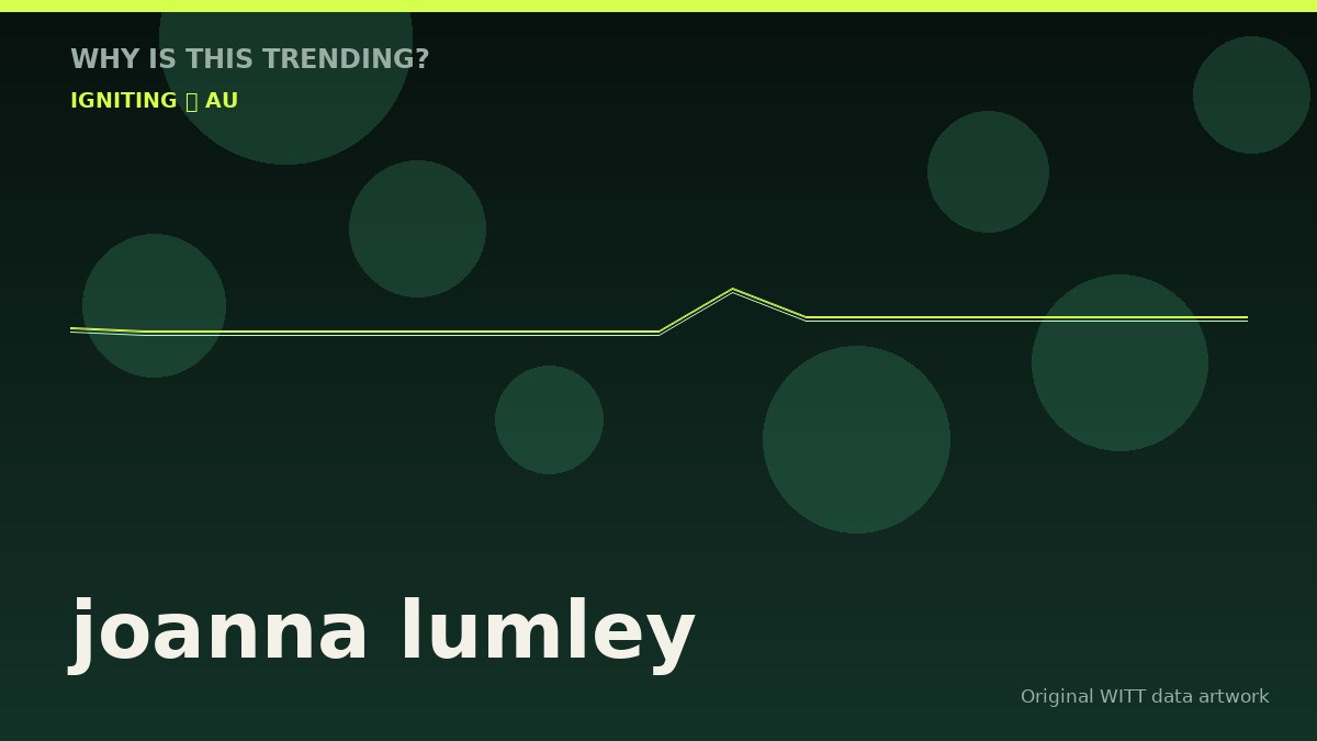 joanna lumley original attention timeline illustration