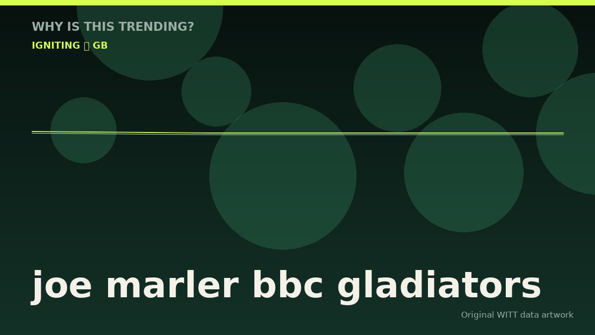 joe marler bbc gladiators original attention timeline illustration