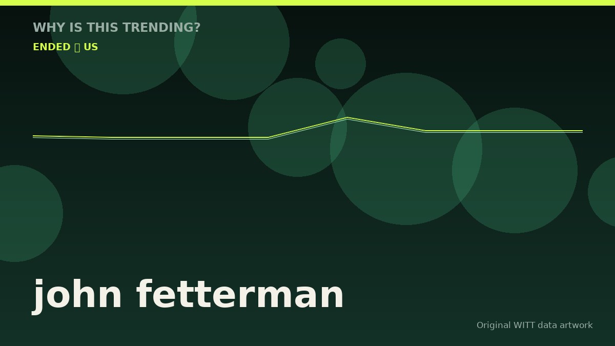 john fetterman original attention timeline illustration