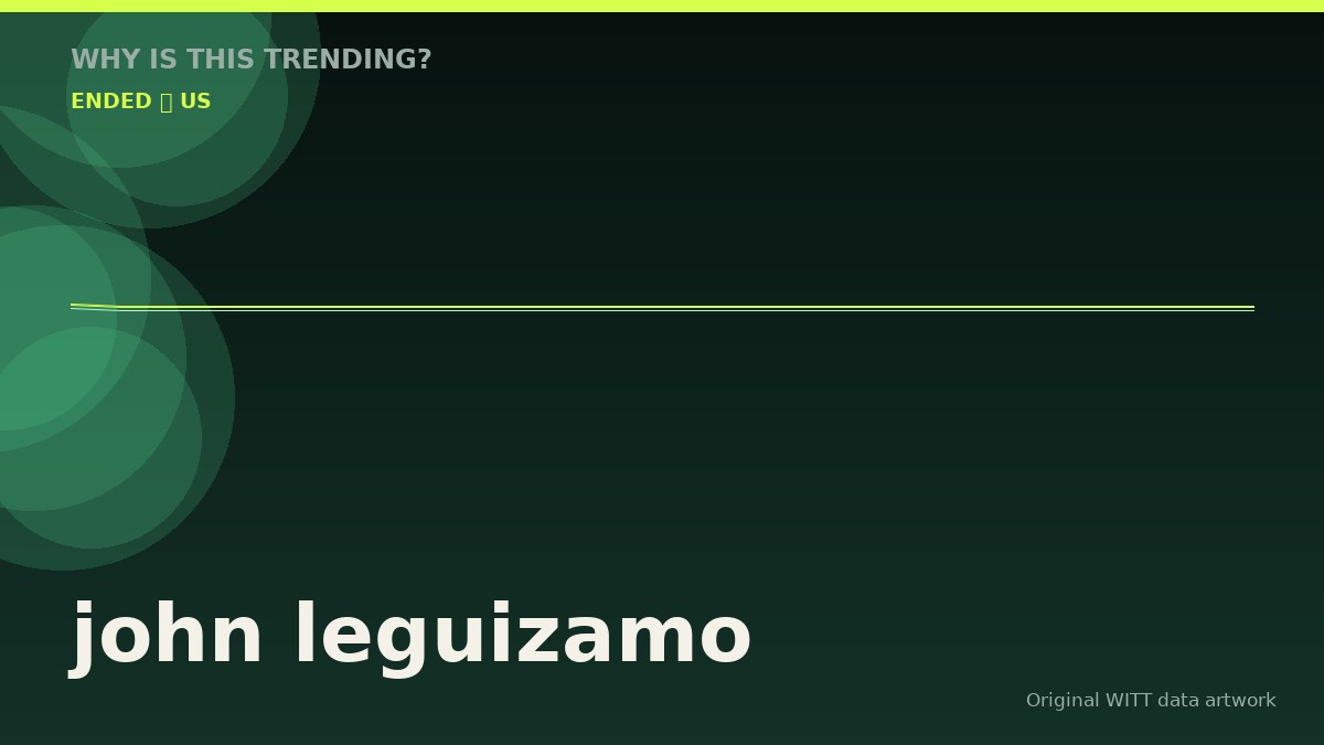 john leguizamo original attention timeline illustration
