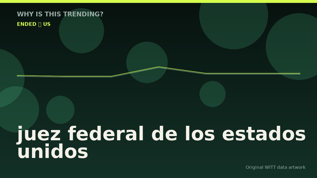 juez federal de los estados unidos original attention timeline illustration