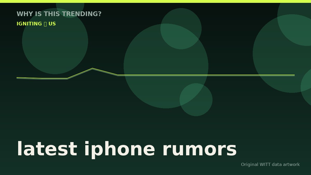 latest iphone rumors original attention timeline illustration