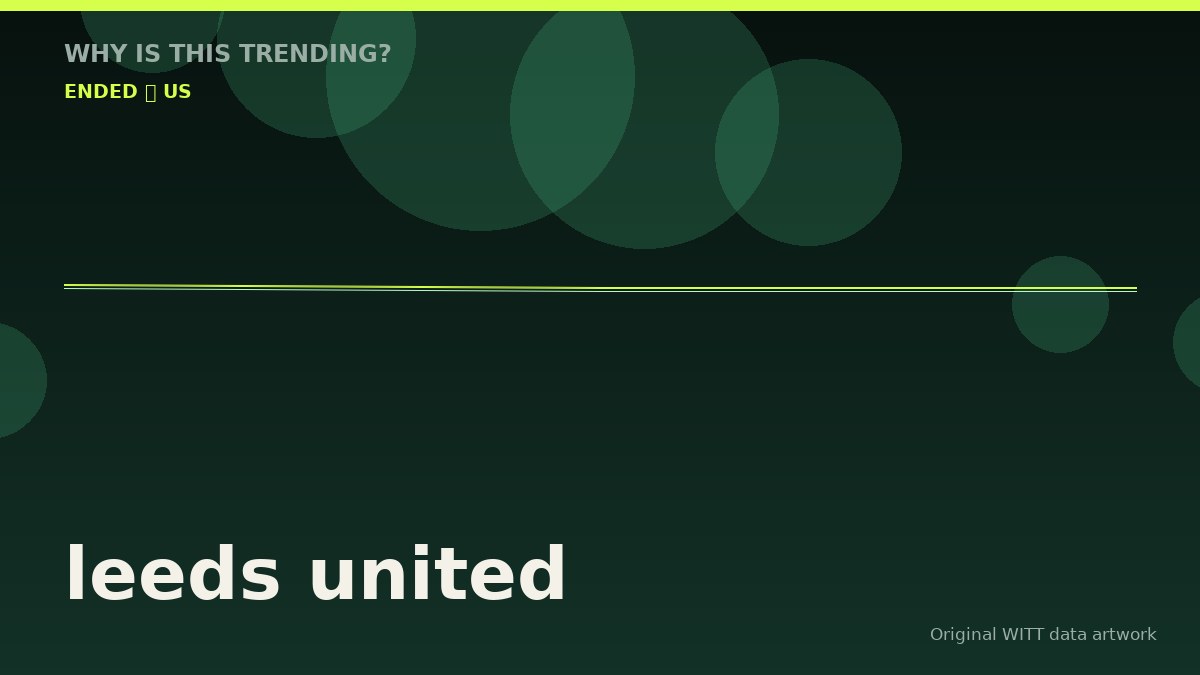 leeds united original attention timeline illustration