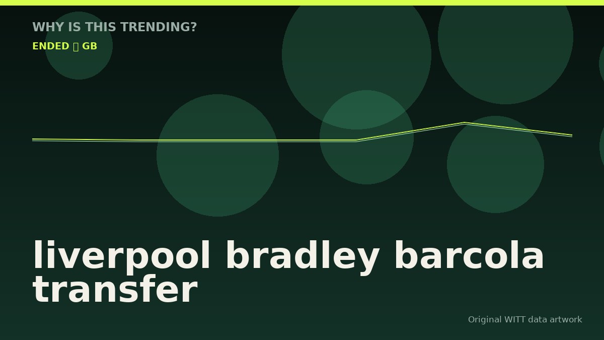 liverpool bradley barcola transfer original attention timeline illustration