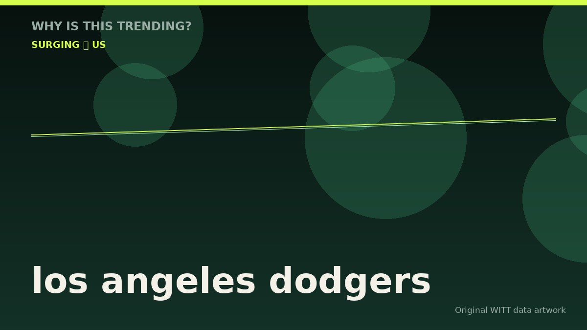 los angeles dodgers original attention timeline illustration