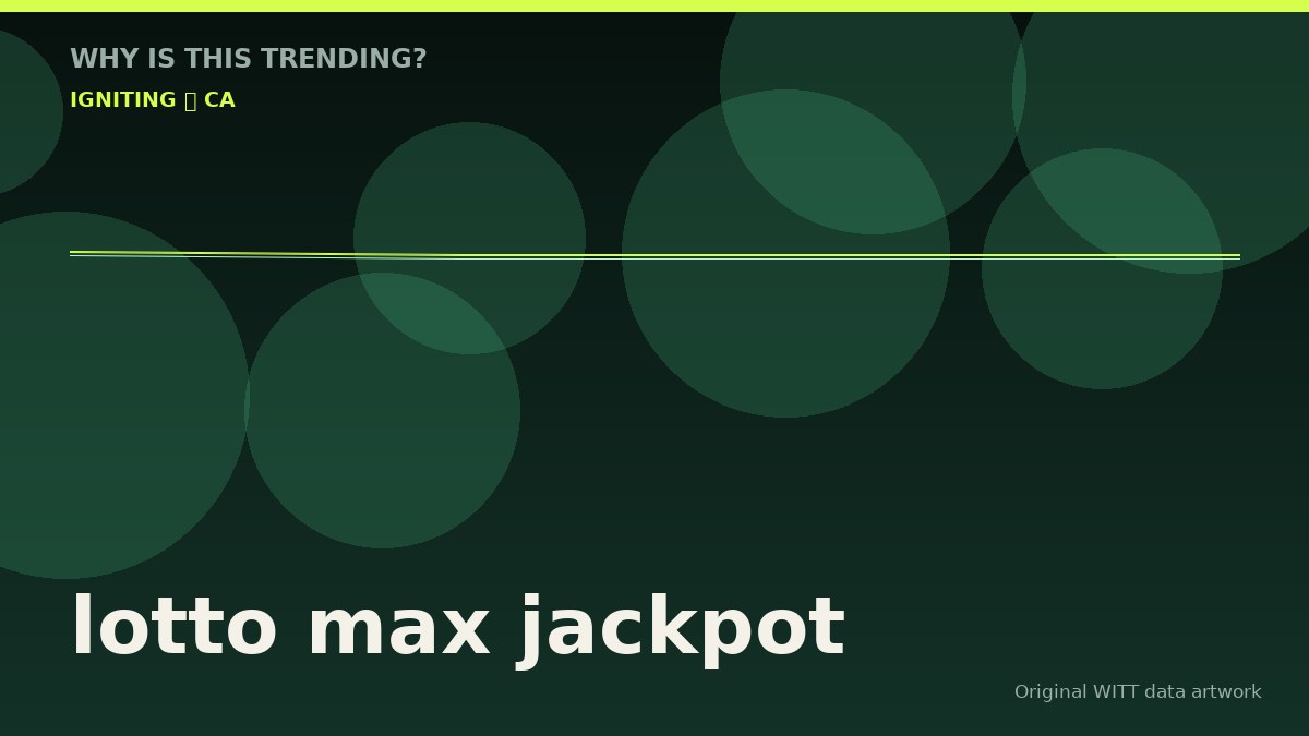 lotto max jackpot original attention timeline illustration