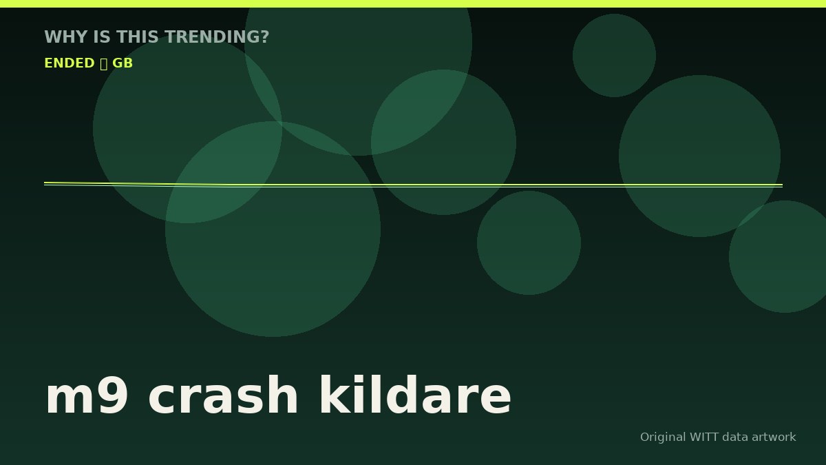 m9 crash kildare original attention timeline illustration