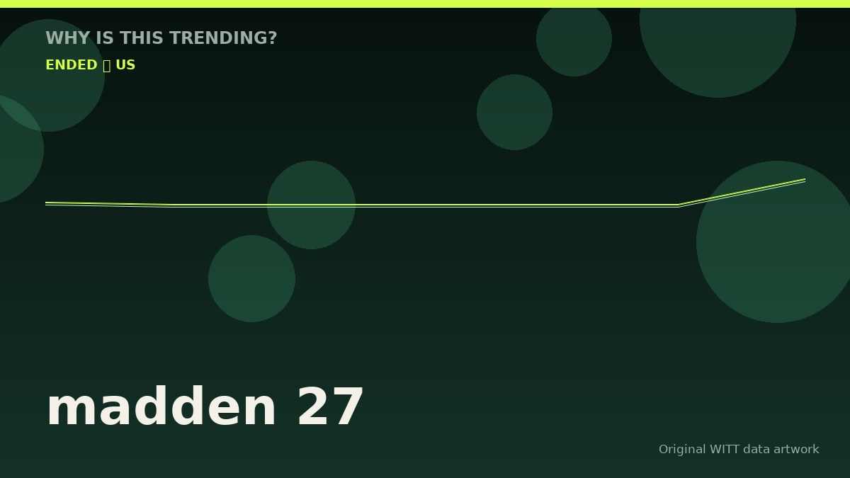 madden 27 original attention timeline illustration