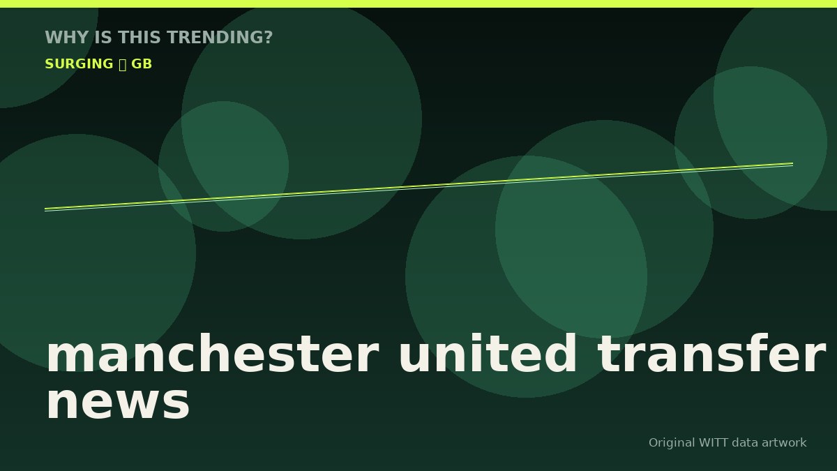 manchester united transfer news original attention timeline illustration