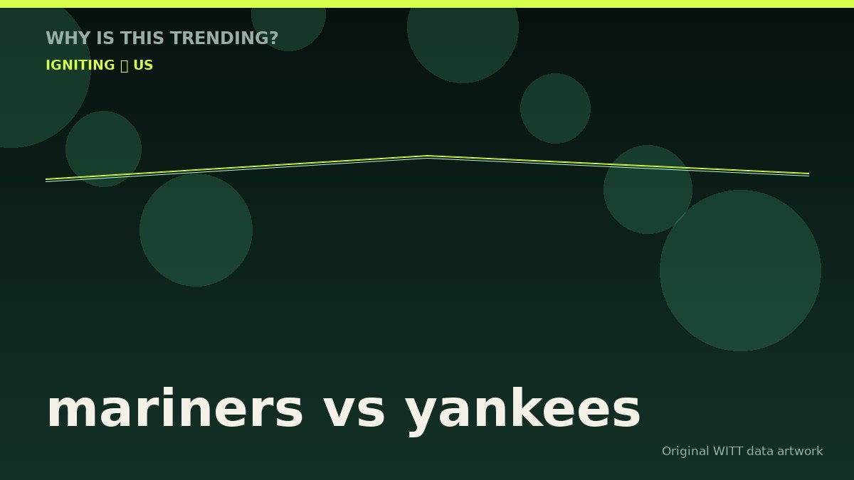 mariners vs yankees original attention timeline illustration