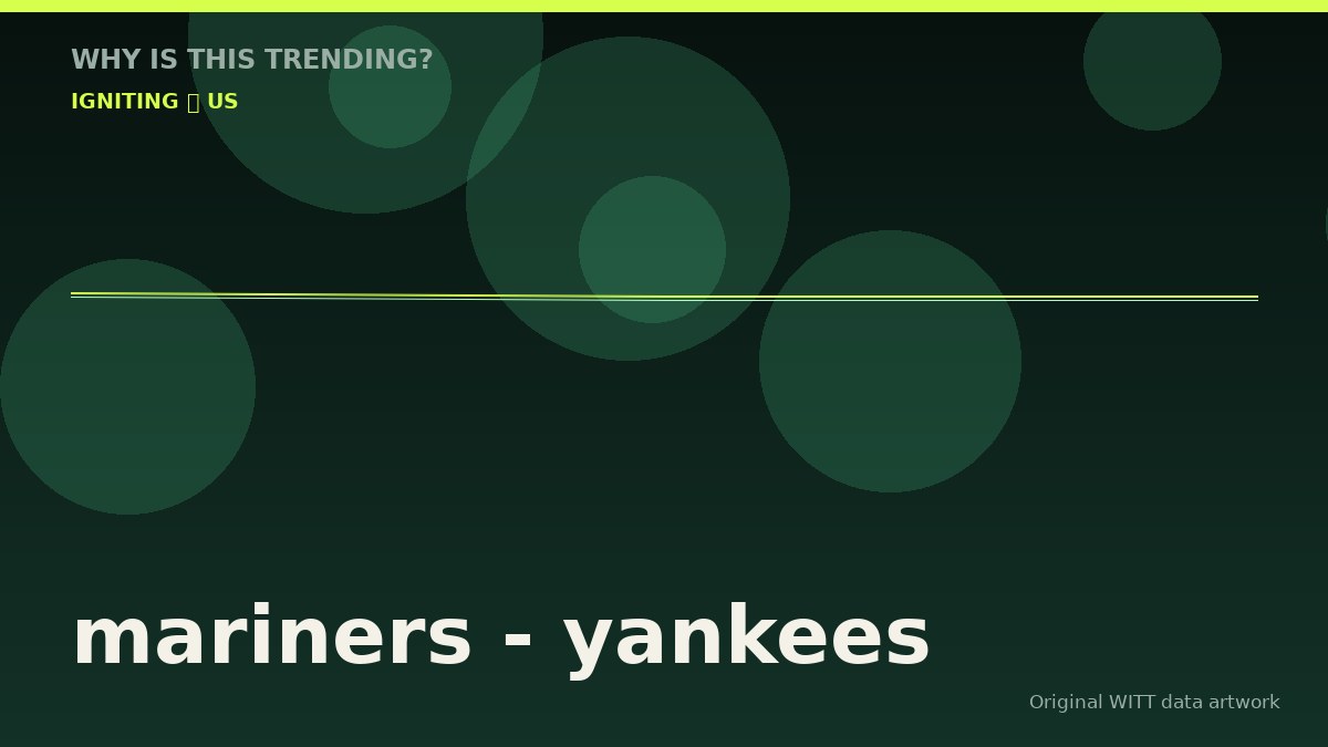 mariners - yankees original attention timeline illustration