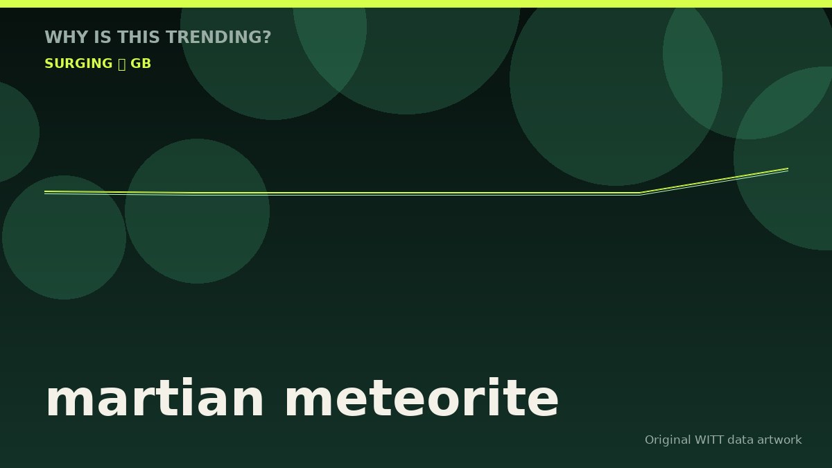 martian meteorite original attention timeline illustration