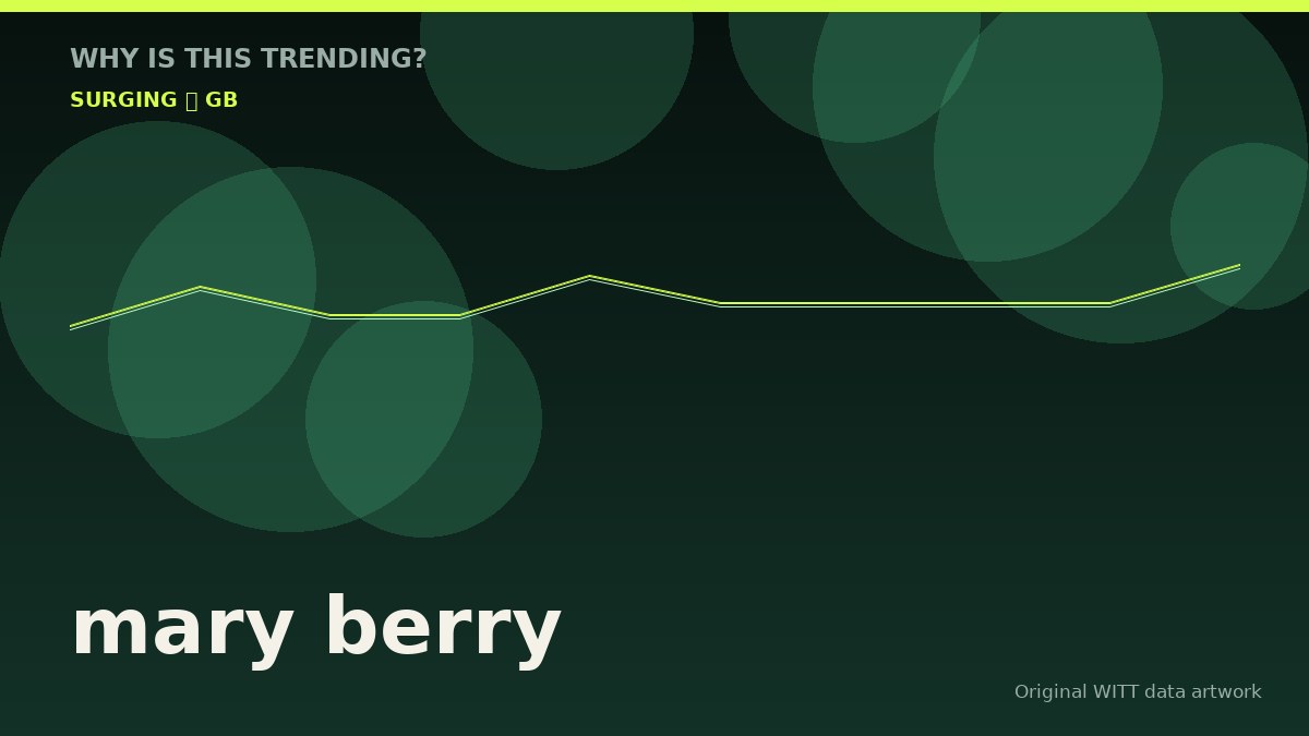 mary berry original attention timeline illustration