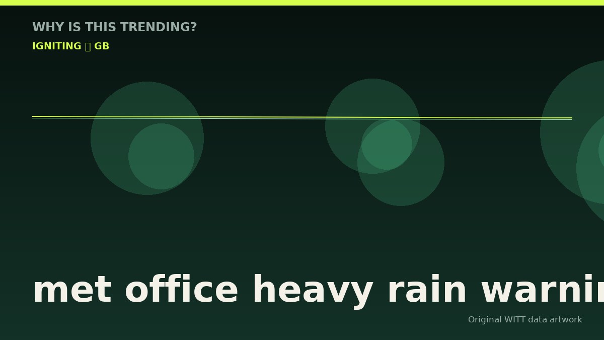 met office heavy rain warning original attention timeline illustration