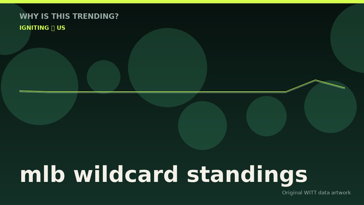 mlb wildcard standings original attention timeline illustration