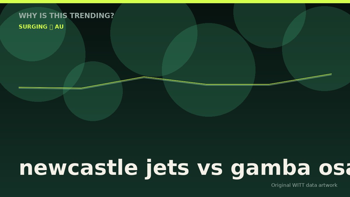 newcastle jets vs gamba osaka original attention timeline illustration