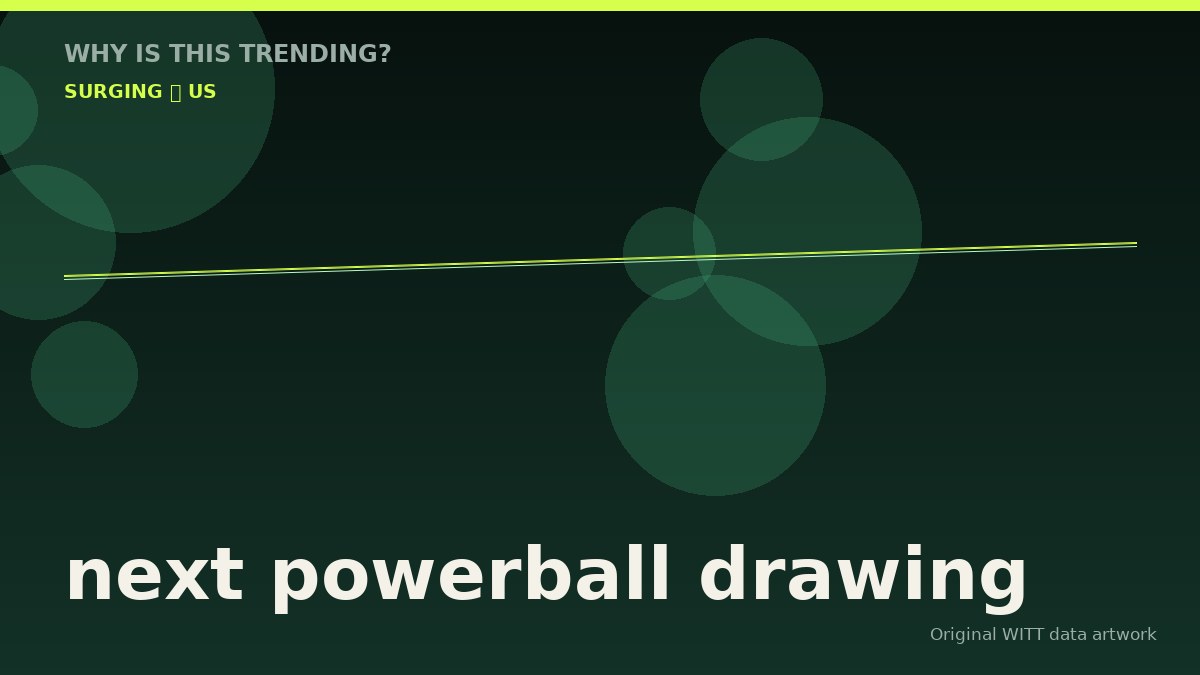 next powerball drawing original attention timeline illustration