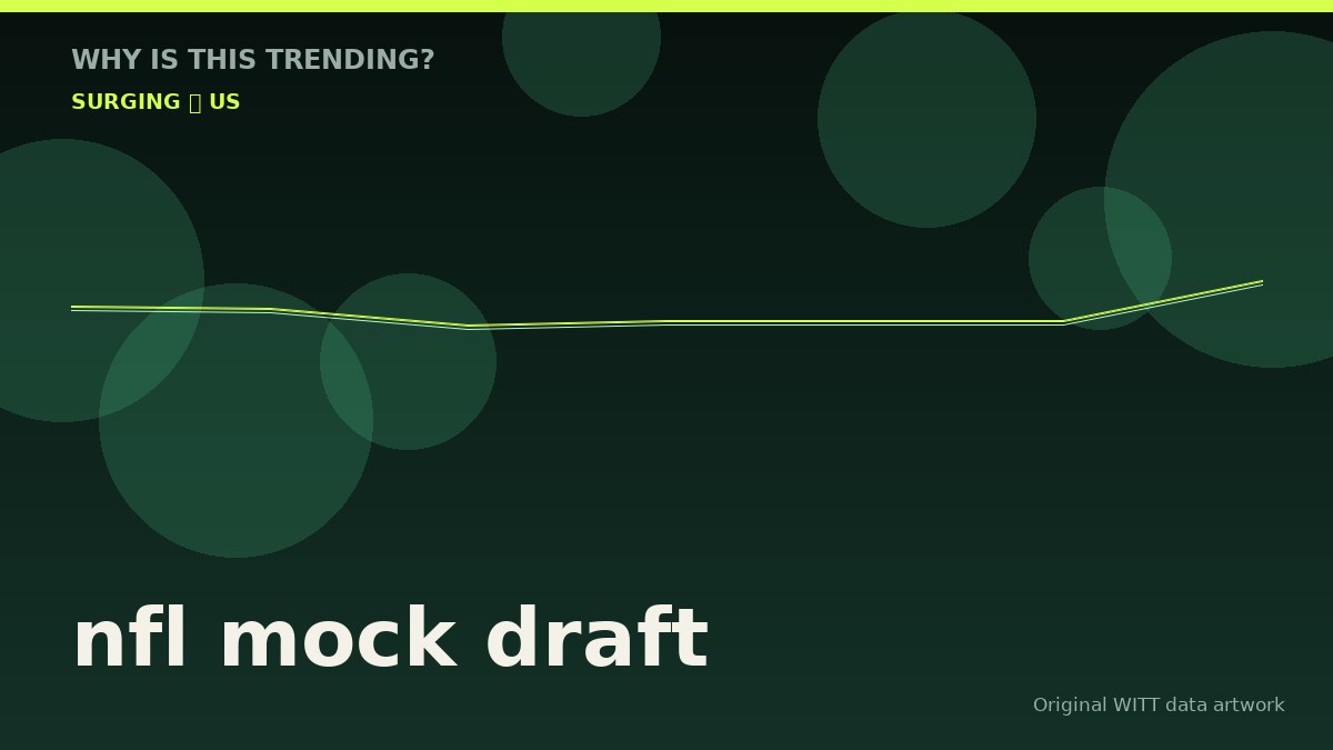 nfl mock draft original attention timeline illustration