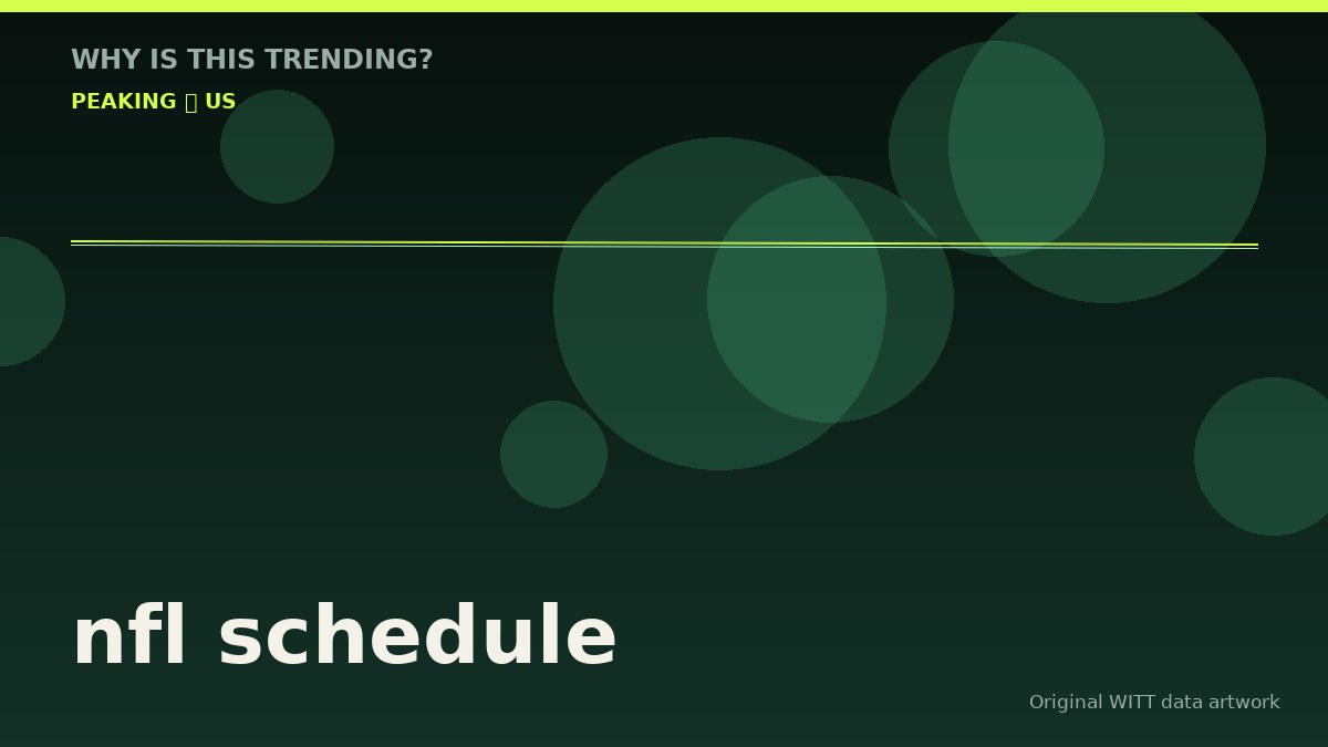 nfl schedule original attention timeline illustration