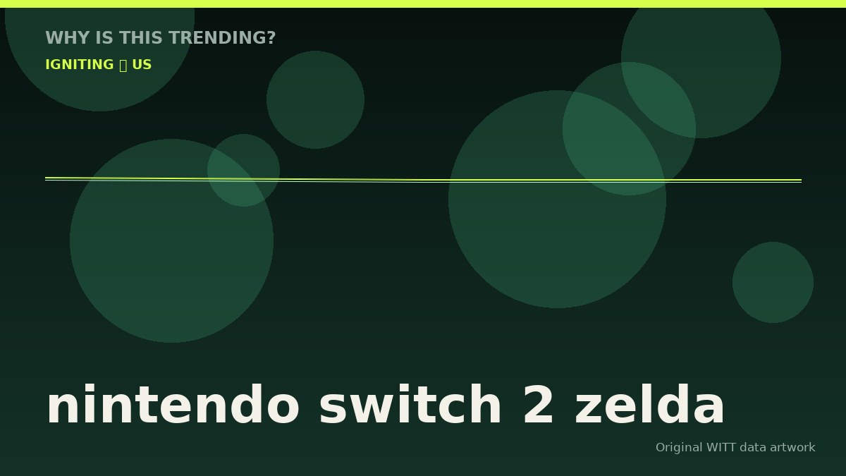 nintendo switch 2 zelda original attention timeline illustration