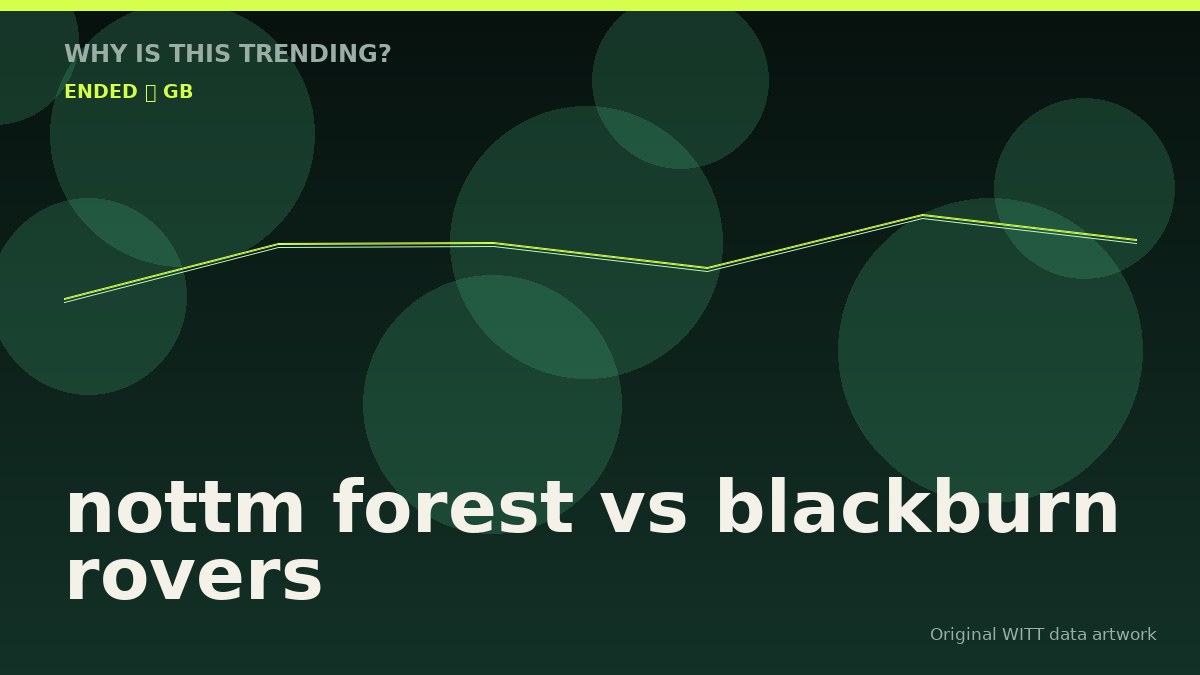 nottm forest vs blackburn rovers original attention timeline illustration