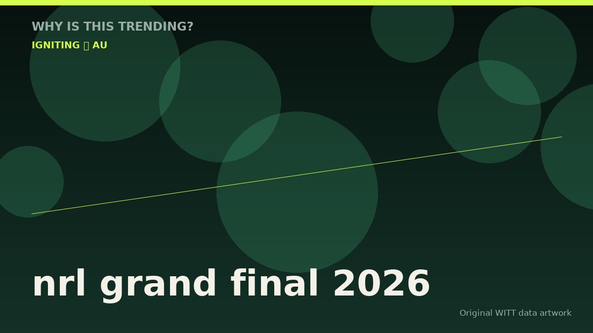 nrl grand final 2026 original attention timeline illustration