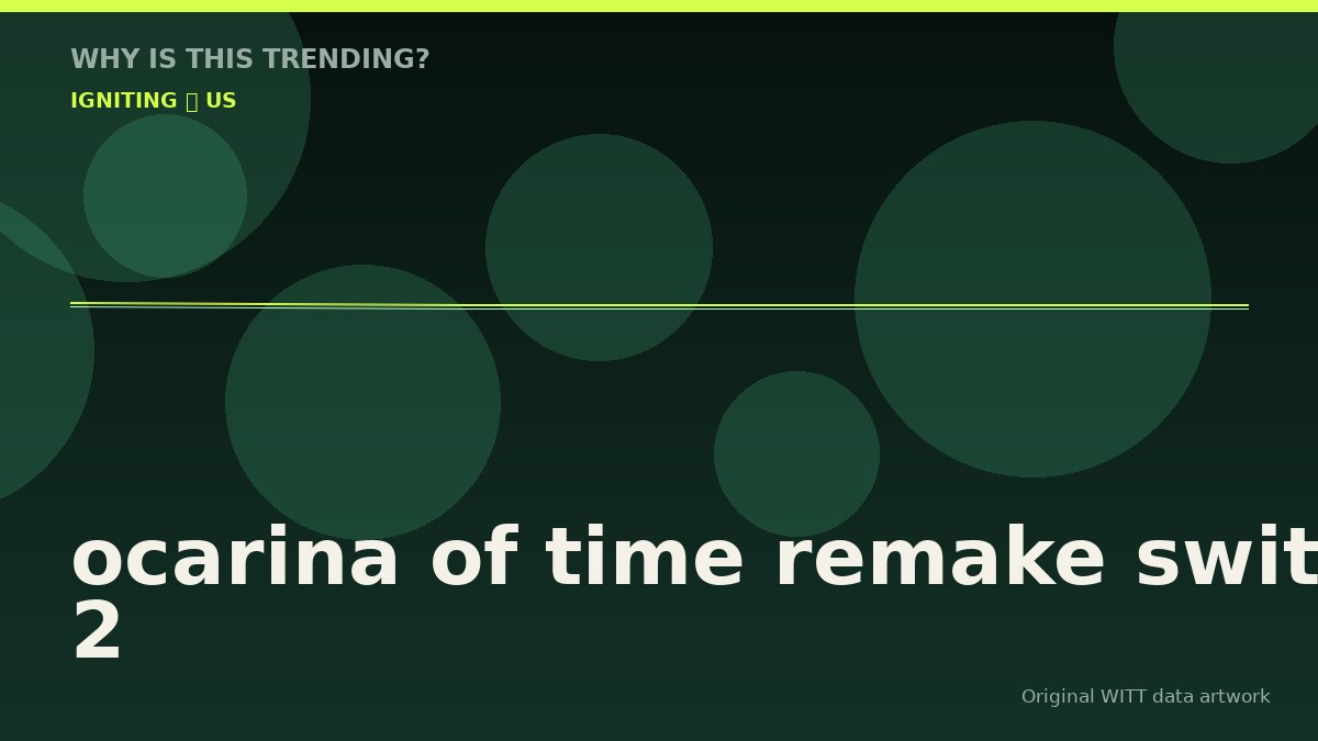 ocarina of time remake switch 2 original attention timeline illustration