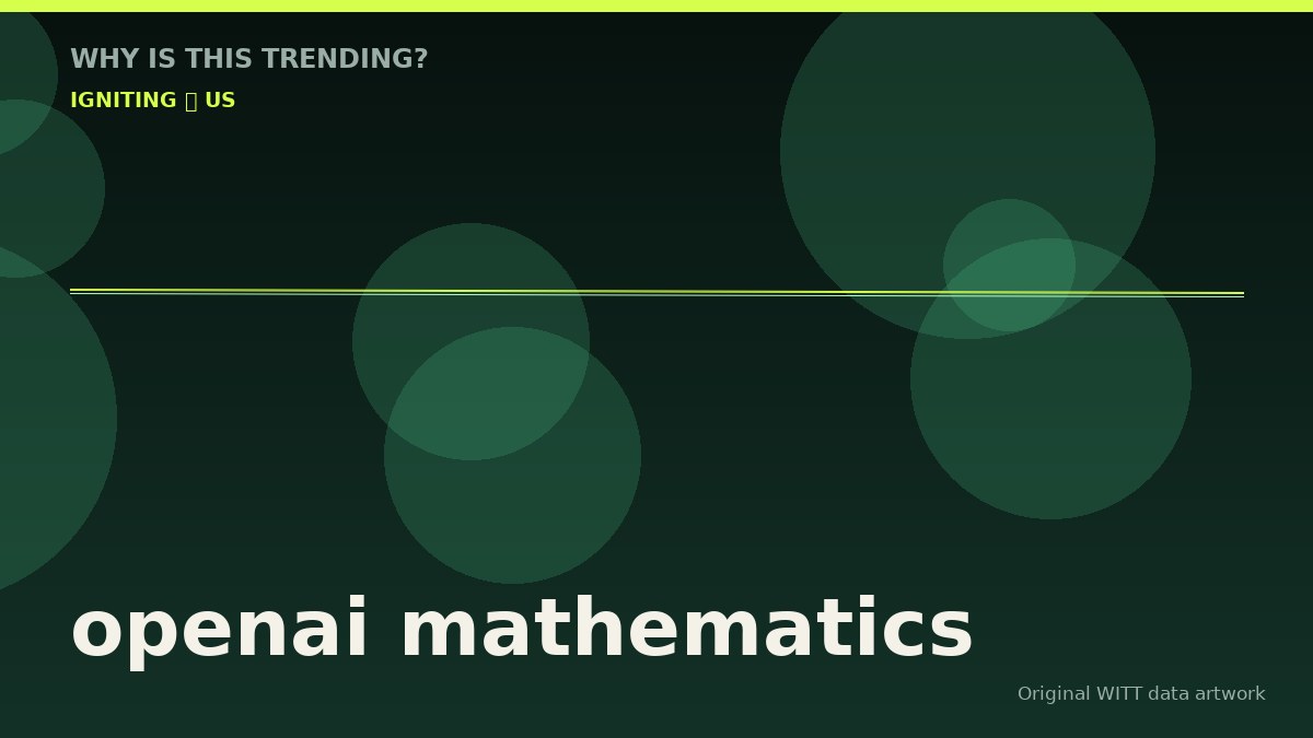 openai mathematics original attention timeline illustration
