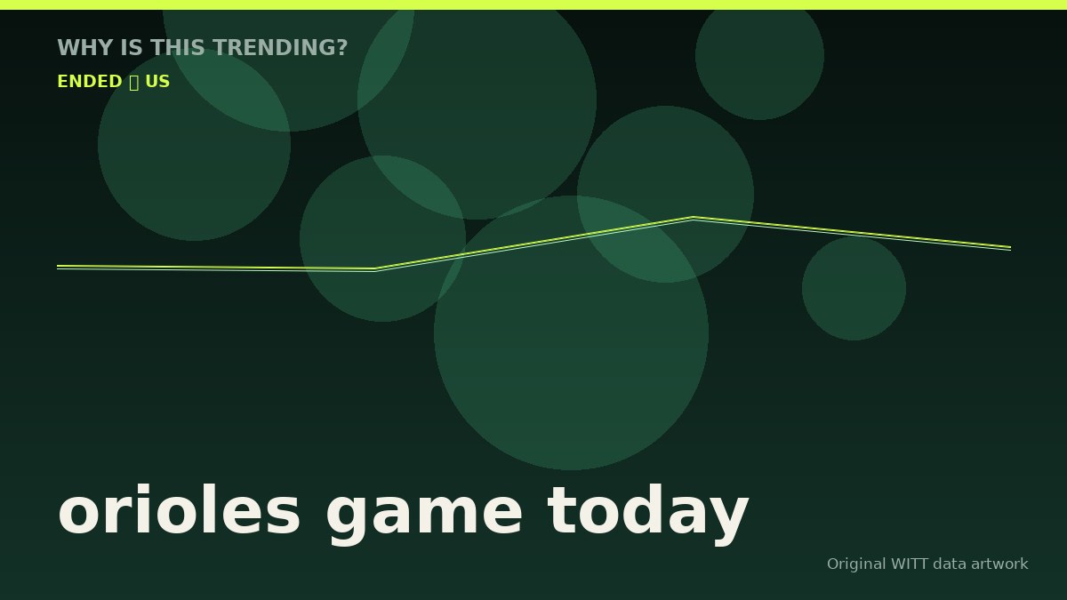 orioles game today original attention timeline illustration