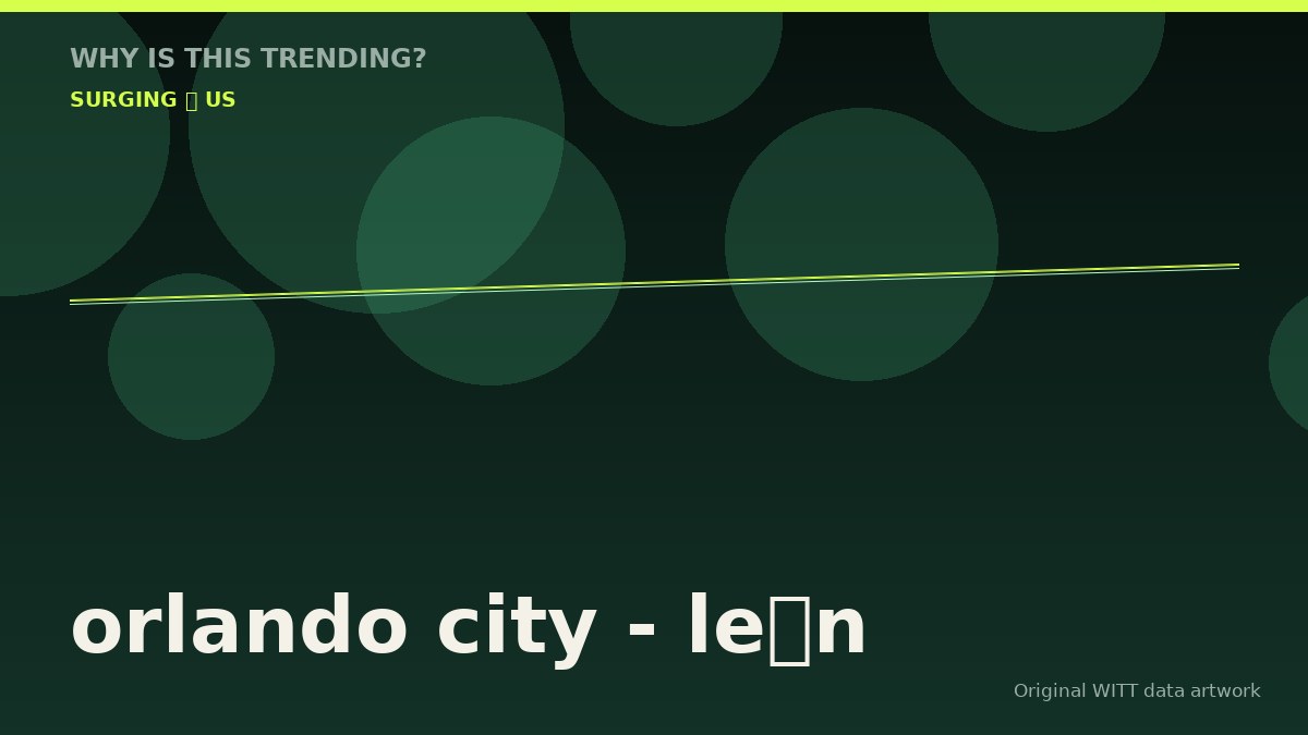 orlando city - león original attention timeline illustration