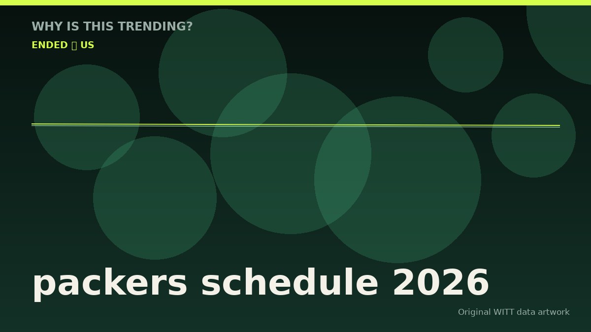 packers schedule 2026 original attention timeline illustration