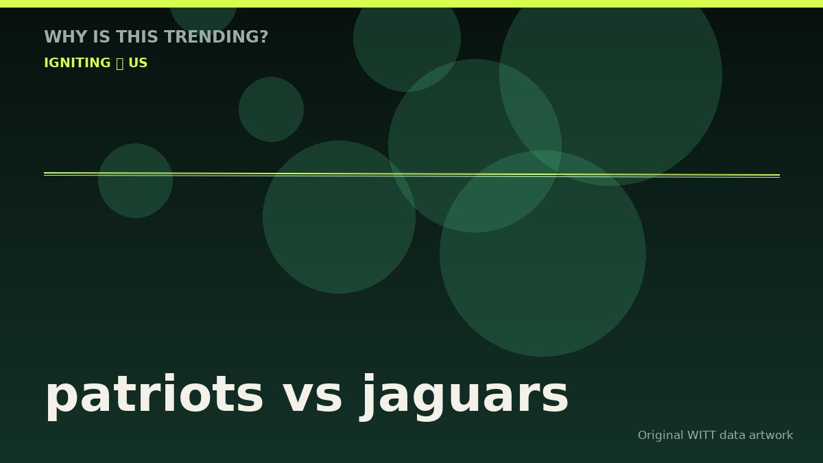 patriots vs jaguars original attention timeline illustration
