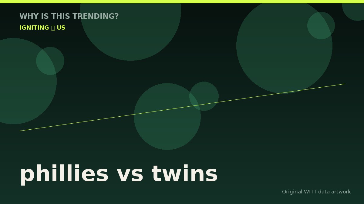 phillies vs twins original attention timeline illustration