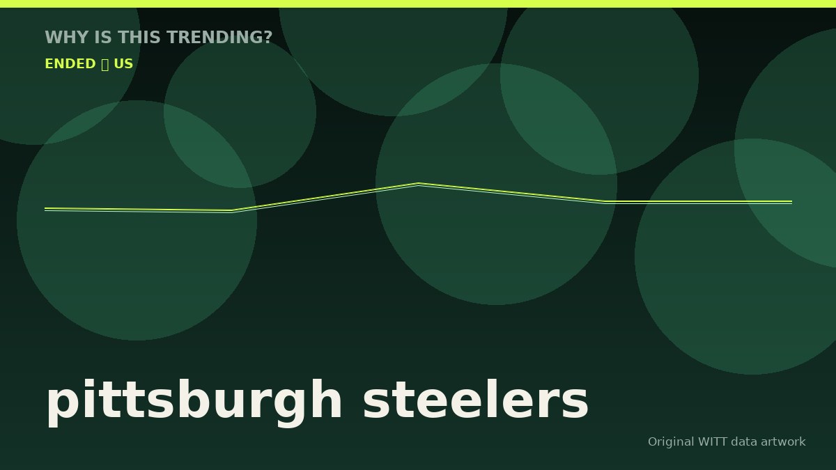 pittsburgh steelers original attention timeline illustration