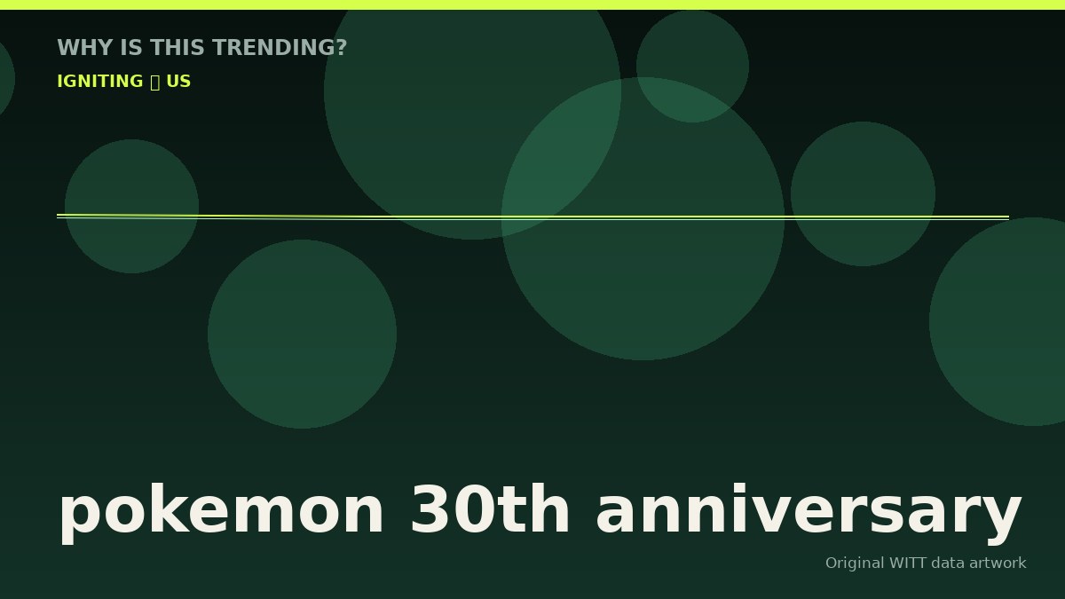 pokemon 30th anniversary original attention timeline illustration
