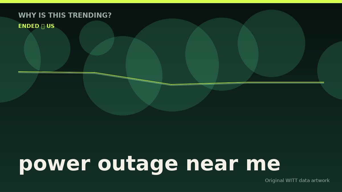 power outage near me original attention timeline illustration