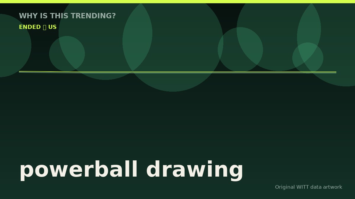 powerball drawing original attention timeline illustration