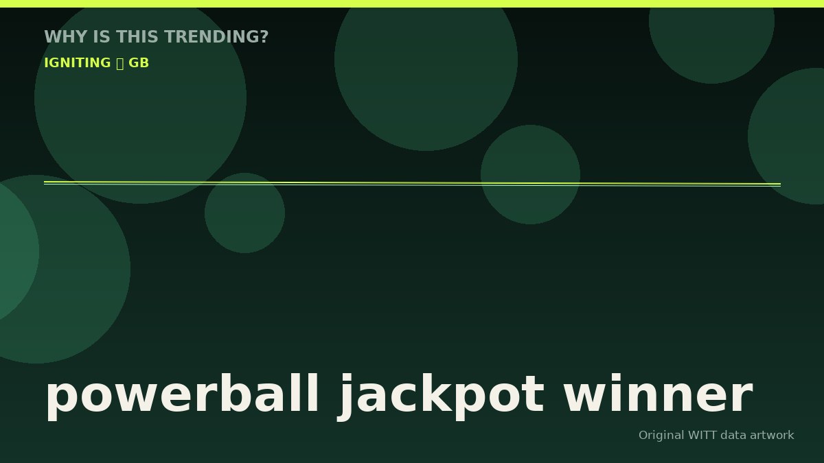 powerball jackpot winner original attention timeline illustration