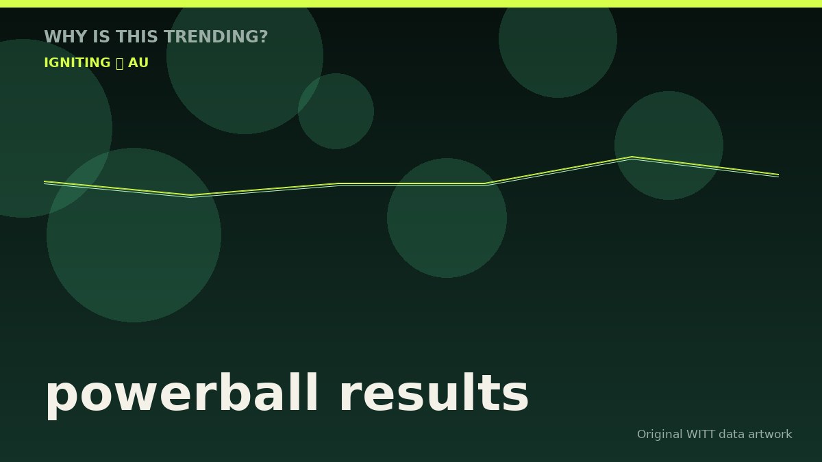 powerball results original attention timeline illustration