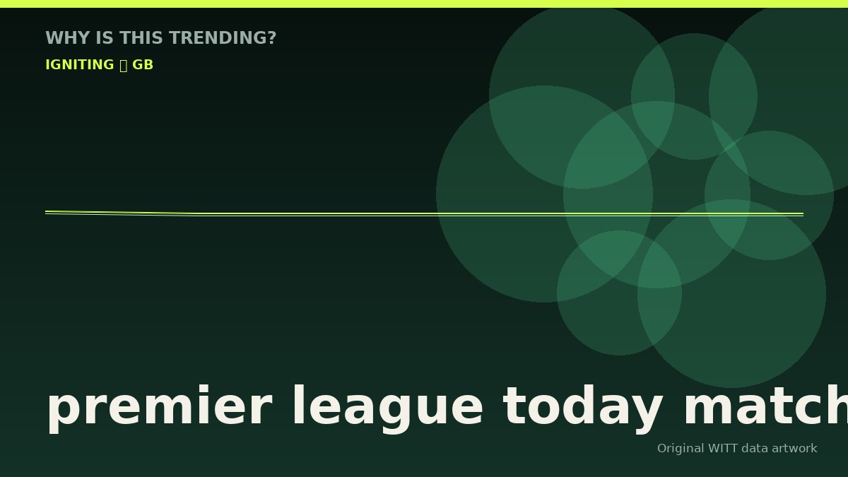 premier league today matches original attention timeline illustration