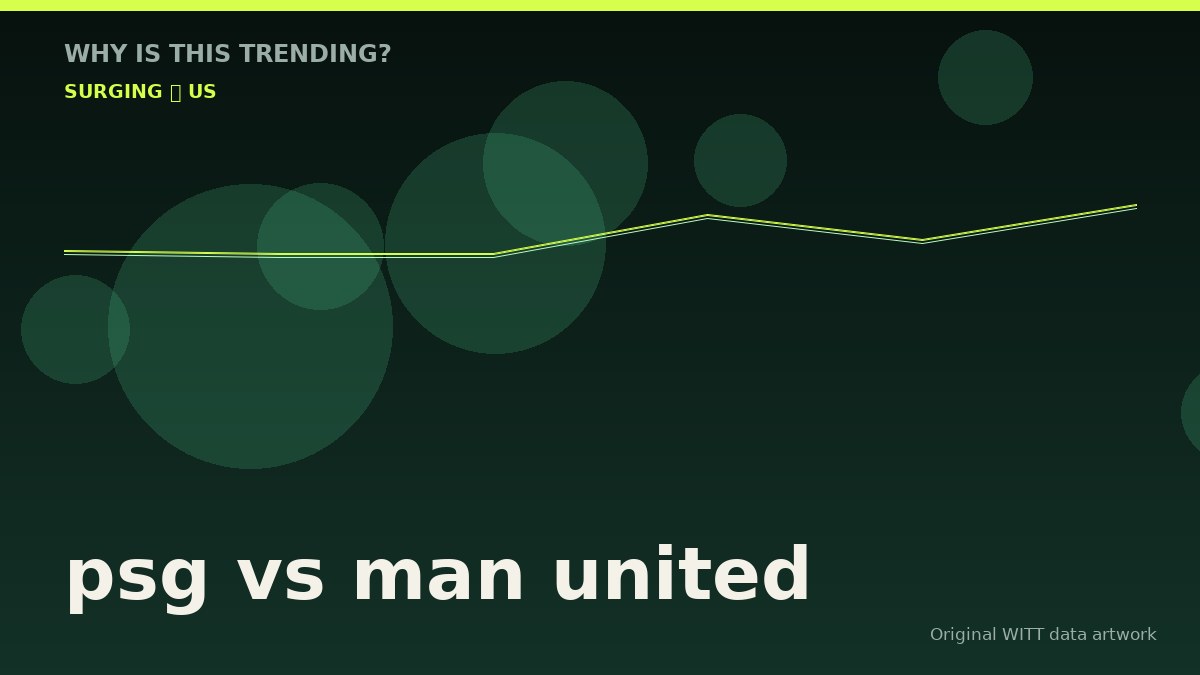 psg vs man united original attention timeline illustration